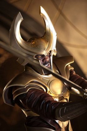 Villain Heimdall in a scene from "Thor," provided Paramount/Marvel Entertainment 